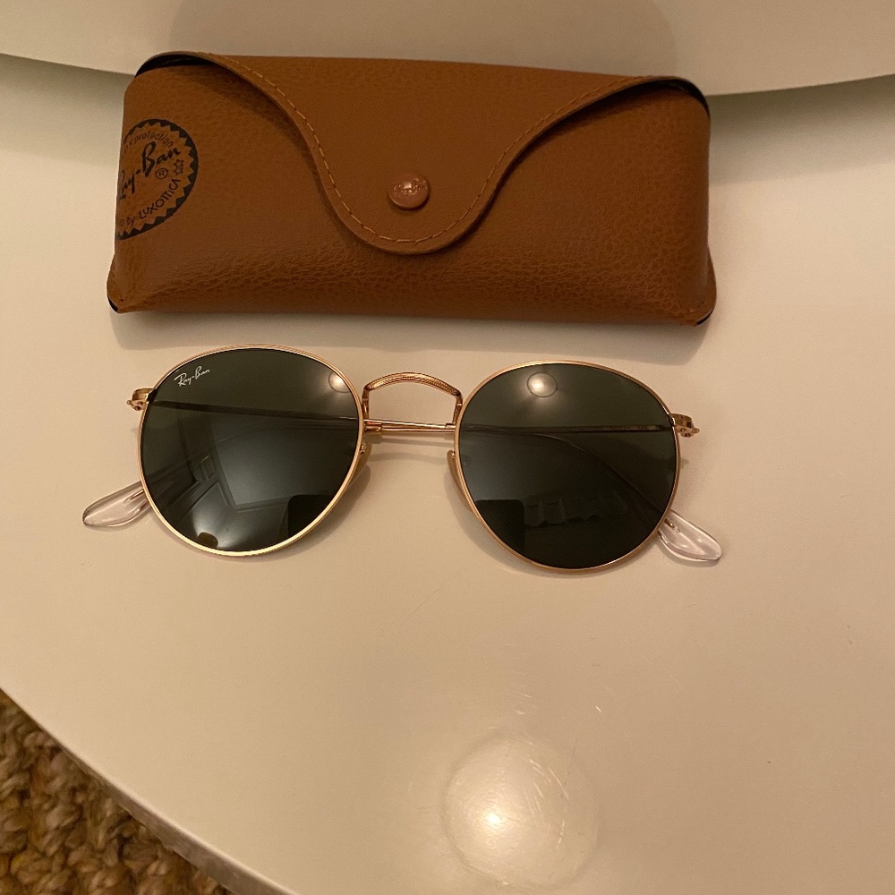 Ray Ban Round Metal Sunglasses